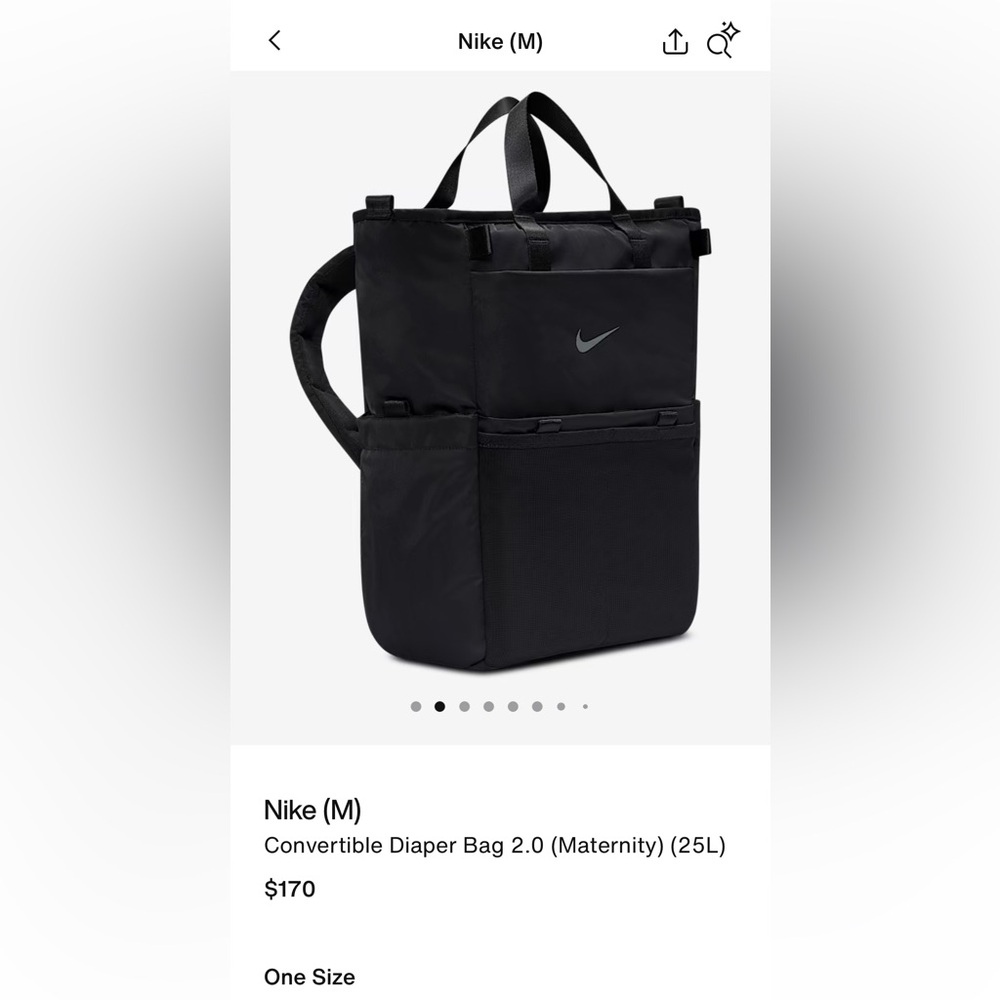 Nike Diaper Bag - Picture 5 of 7